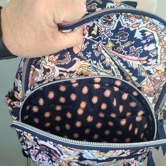 Vera Bradley Small Backpack Colorful Versatile Travel School Work Everyday Boho main image 11